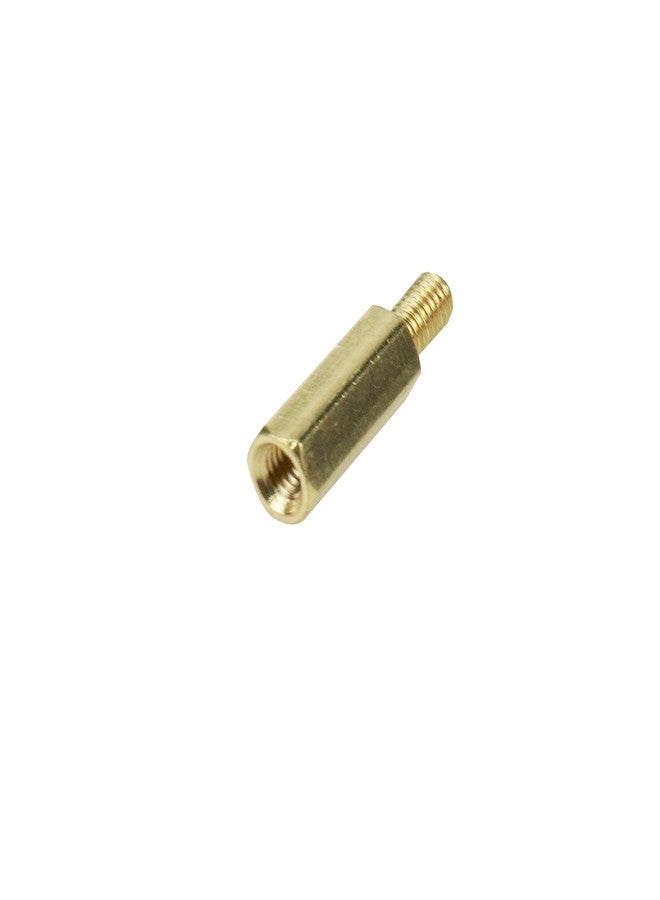 Mcredy Brass M3 Male to Female Hex Head PCB Standoffs Spacers Hardware Nut 12mm Body Length 50 Pcs (M3x12+6) - Image 5